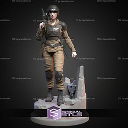 Cadian Guardswoman WH40K STL Miniatures