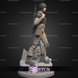 Cadian Guardswoman WH40K STL Miniatures