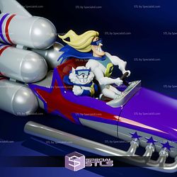 Captain Good And Kleen Kat Yogi Space Race STL Files