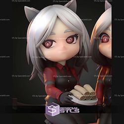 Cerberus Chibi Helltaker 122mm STL Files