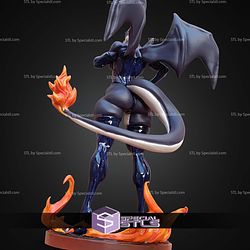 Charizard Lady Pokemon With ALT STL Files