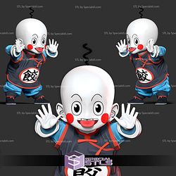 Chiaotzu 150mm Dragon Ball STL Files