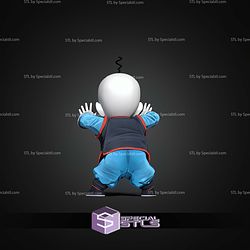 Chiaotzu 150mm Dragon Ball STL Files