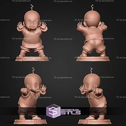 Chiaotzu 150mm Dragon Ball STL Files