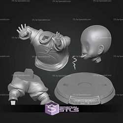 Chiaotzu 150mm Dragon Ball STL Files