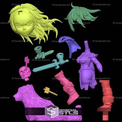 Chibi Red Sonja 177mm STL Files