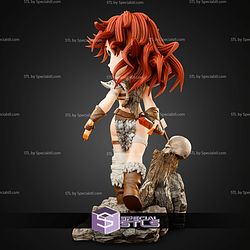 Chibi Red Sonja 177mm STL Files