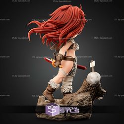 Chibi Red Sonja 177mm STL Files