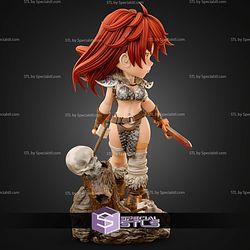 Chibi Red Sonja 177mm STL Files