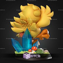 Chocobo Final Fantasy Chibi 125mm STL Files