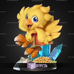 Chocobo Final Fantasy Chibi 125mm STL Files