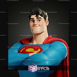 Classic Superman Toon 200mm STL Files