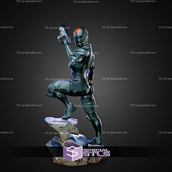 Commander Shepard Mass Effect With Helmet STL Files
