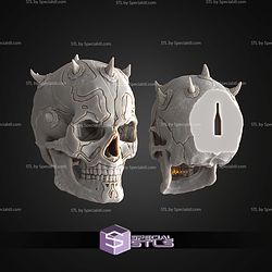 Cosplay STL Files Darth Maul Skull
