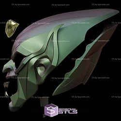Cosplay STL Files Green Goblin Helmet V2