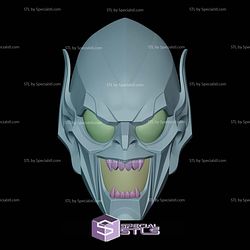Cosplay STL Files Green Goblin Helmet V2