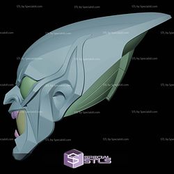 Cosplay STL Files Green Goblin Helmet V2