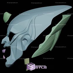 Cosplay STL Files Green Goblin Helmet V2