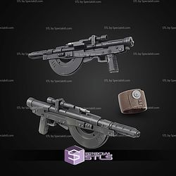 Custom 1 12 Figure Battery Rifle Bicep Wrap Kit STL Files
