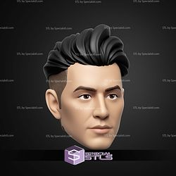 Custom 1 12 Figure Kazuda Xiono Realistic Head STL Files