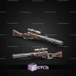 Custom 1 12 Figure Mandalorian Movie Rifle STL Files