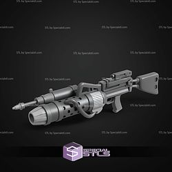 Custom 1 12 Figure TFU PS2 Flamethrower STL Files