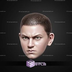 Custom 1 12 Figure Young Bounty Hunter Realistic Head STL Files
