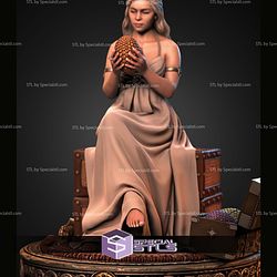 Daenerys Targaryen And Egg Gift STL Files
