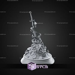 Dark Souls Bonefire 150mm STL Files