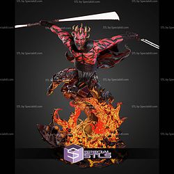 Darth Maul Sith Warrior 360mm STL Files