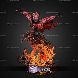 Darth Maul Sith Warrior 360mm STL Files