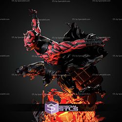 Darth Maul Sith Warrior 360mm STL Files