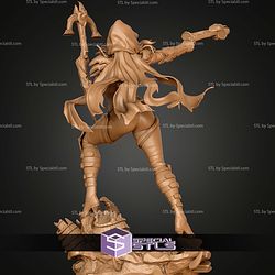 Demon Hunter Girl 250mm STL Files
