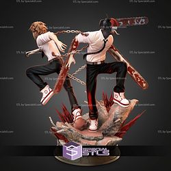 Denji 2 Form Diorama 250mm STL Files