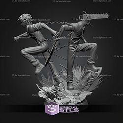 Denji 2 Form Diorama 250mm STL Files