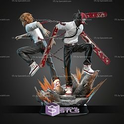 Denji 2 Form Diorama 250mm STL Files