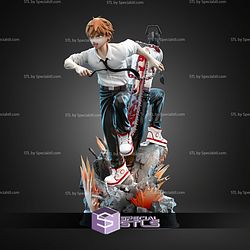 Denji 2 Form Diorama 250mm STL Files