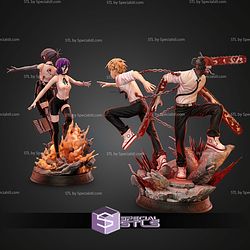 Denji 2 Form Diorama 250mm STL Files