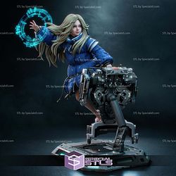 Diana From Pragmata 189mm STL Files