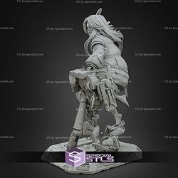 Diana From Pragmata 189mm STL Files