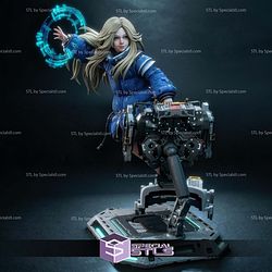 Diana From Pragmata 189mm STL Files