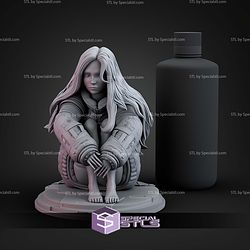 Diana Pragmata Sitting Pose STL Files