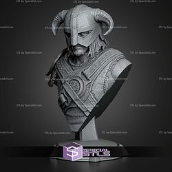 Dovahkiin Skyrim 145mm Bust STL Files