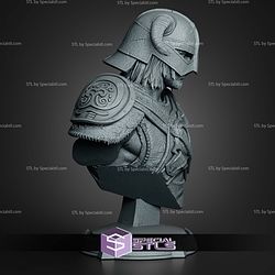 Dovahkiin Skyrim 145mm Bust STL Files