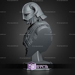 Dovahkiin Skyrim 145mm Bust STL Files