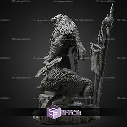 Durotan Axe And Wolf STL Files