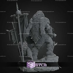 Durotan Axe And Wolf STL Files