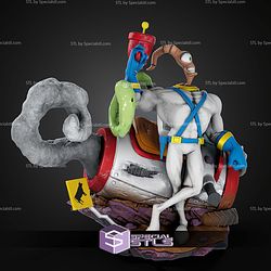 Earthworm Jim Space 1 6 STL Files