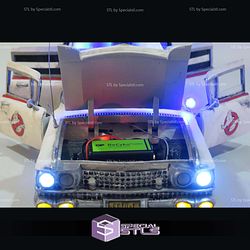 Ecto-1 3D from Ghost Buster V2 STL Files