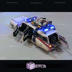Ecto-1 3D from Ghost Buster V2 STL Files
